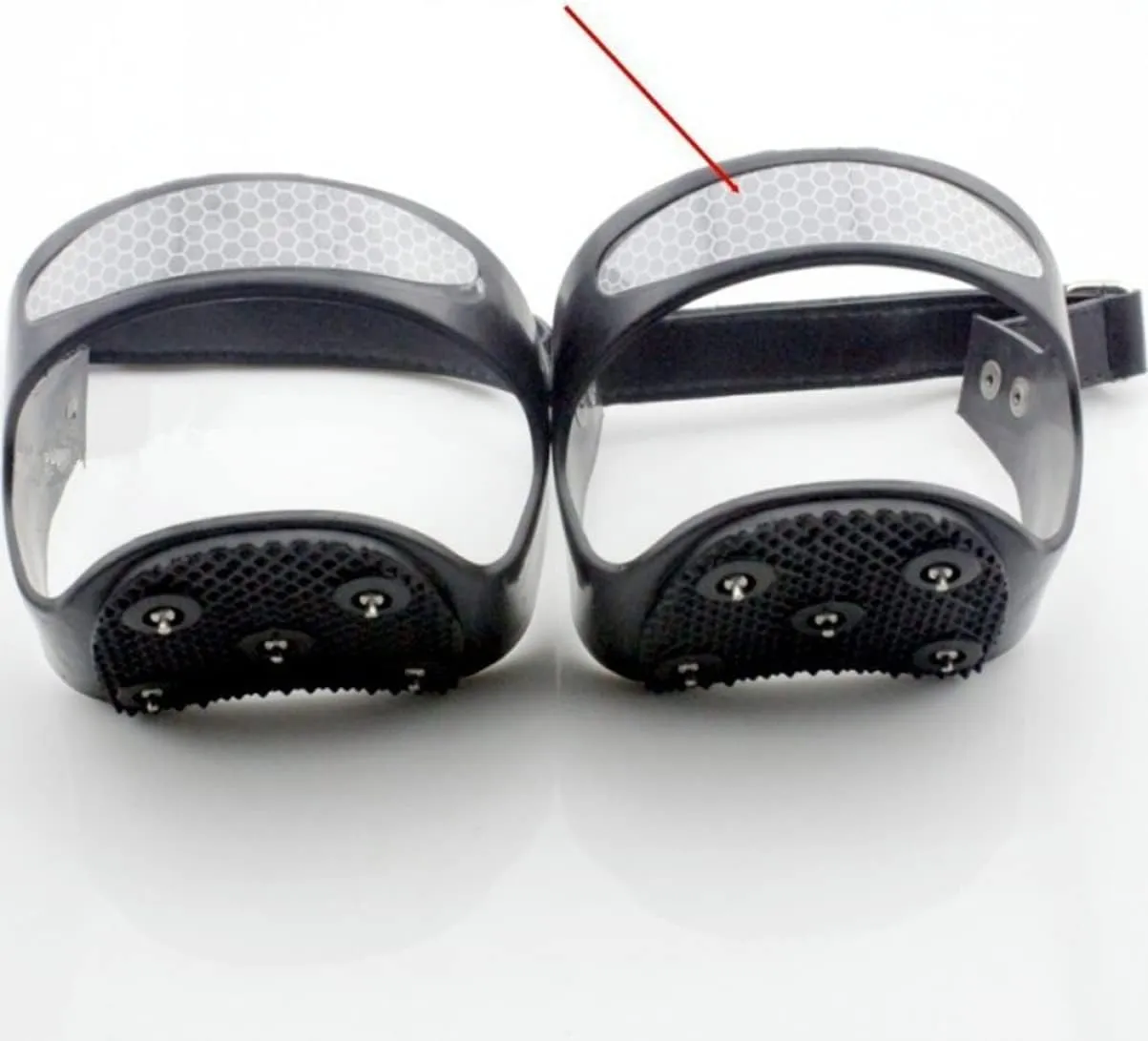 Ice Cleat Spikes Crampons Snow Spikes Cleats for Ice and Snow Ice Cleats for Shoes Chain Ice Snow Cleat