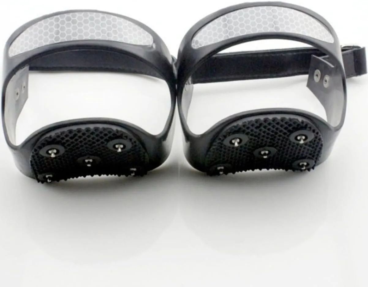 Ice Cleat Spikes Crampons Snow Spikes Cleats for Ice and Snow Ice Cleats for Shoes Chain Ice Snow Cleat