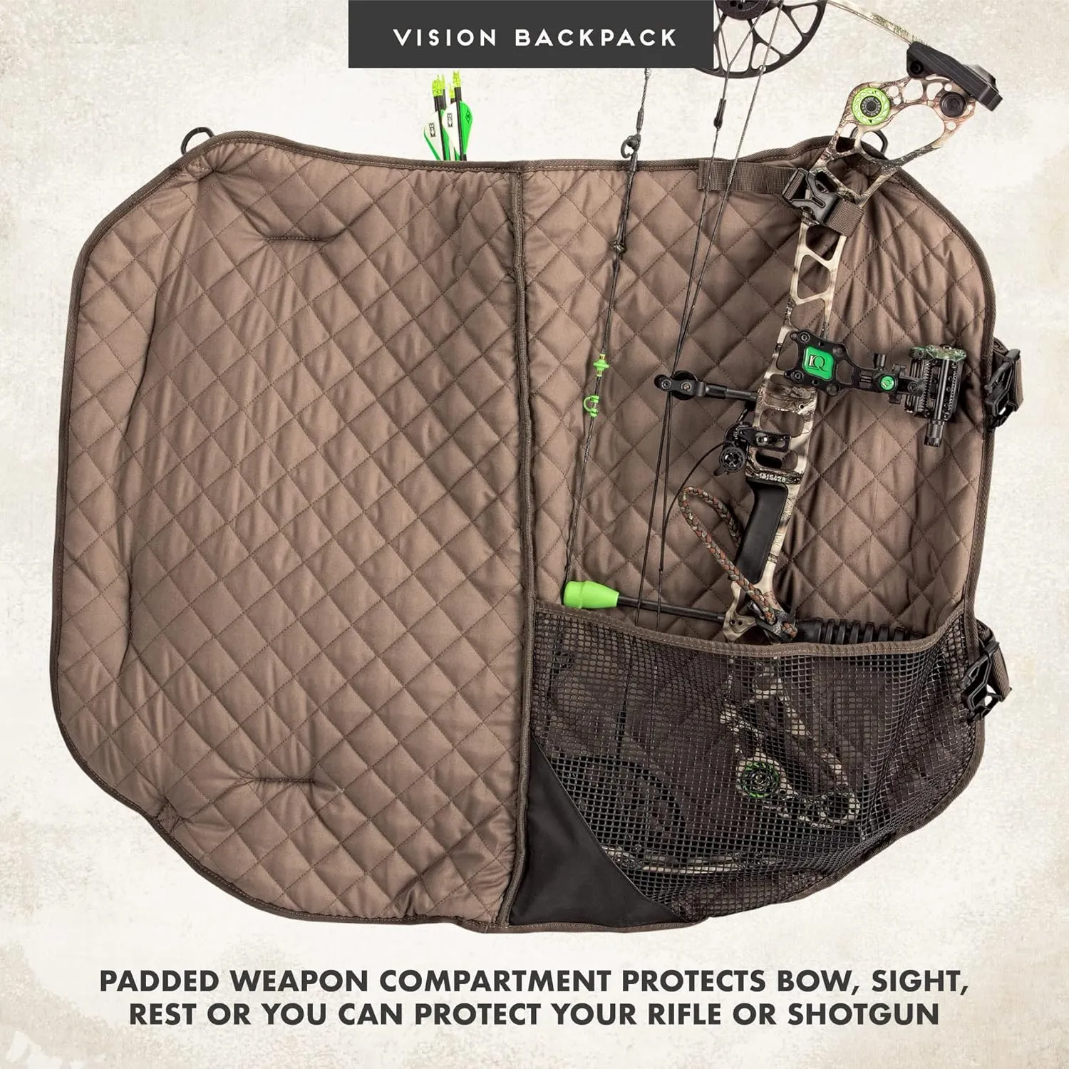 Insights Hunting by frogg toggs- The Vision Bow Pack, Camouflaged Hunting Pack