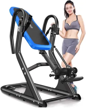 Inversion Table Folding Inversion Table Inversion Machine 3 Angle Position Adjustable Control Pin Back Therapy Fitness Reflexology Equipment