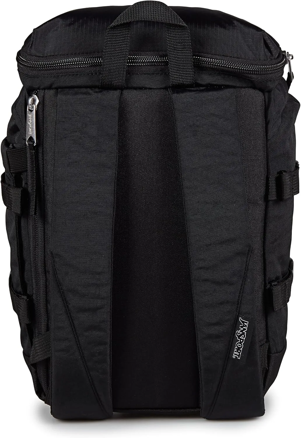 JanSport Mini Skip Pack – Compact Backpack with Main Compartment, Side Water Bottle Pocket, and Zippered Accessory Pocket, Black
