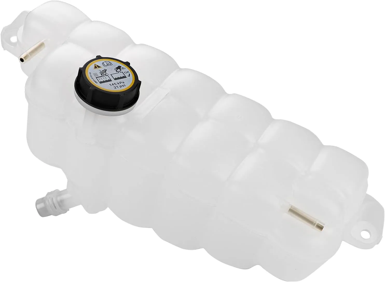 JDMON Engine Coolant Reservoir Tank w/Cap Replacement for Ford F150 V6 2.7L 3.3L 3.5L V8 5.3L 2015-2021, Expedition Lincoln Navigator 2018-2021 3.5L Expansion Tank Replacement for 603-318 FL3Z-8A080-A