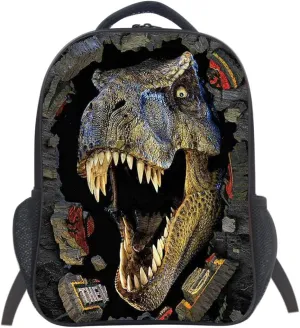 JeremySport Dinosaur School Bag Rucksack Backpack (Dinosaur 5 14 Inch)