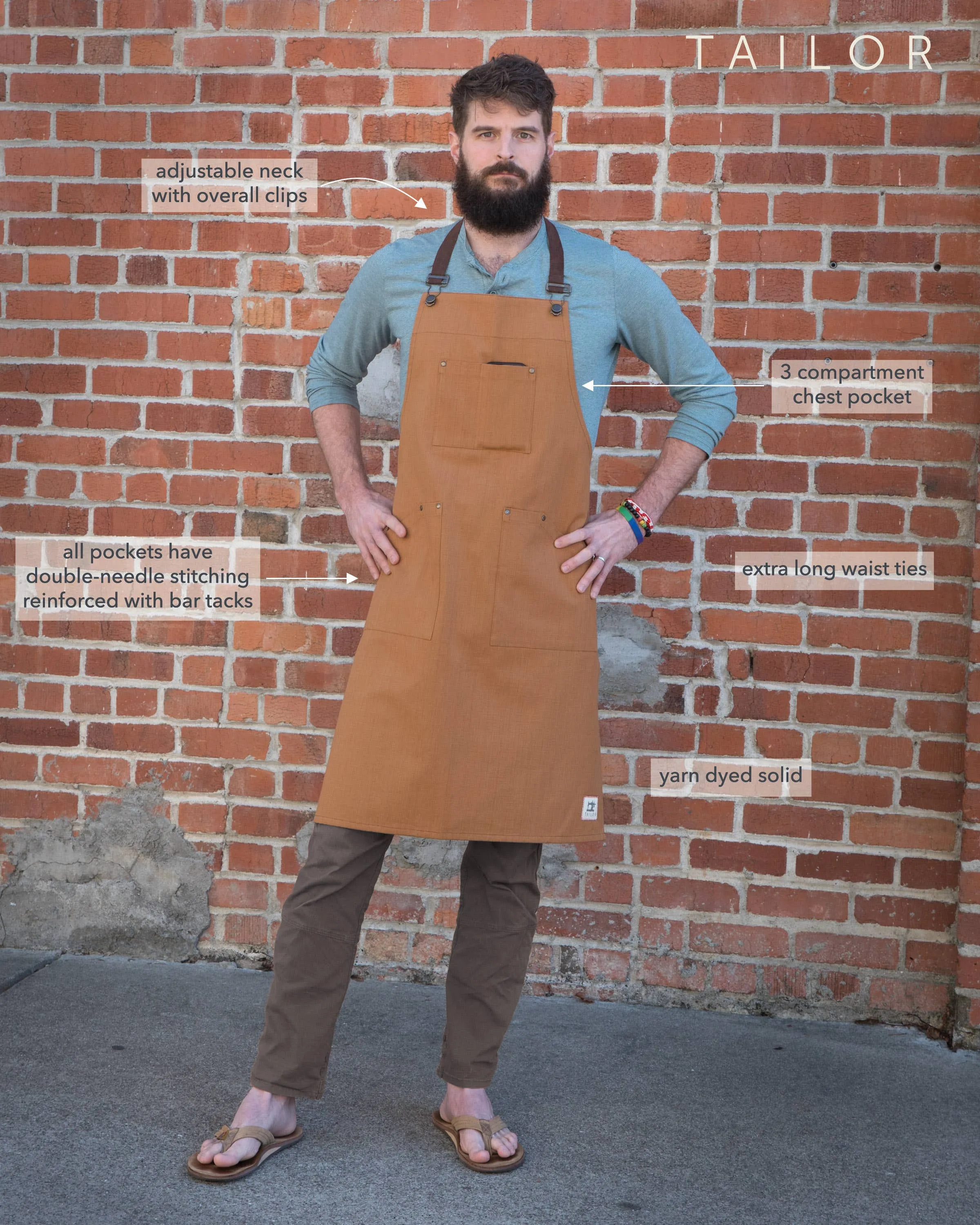 KAF Home Tailor Aprons - Oversized, and Multi-purpose