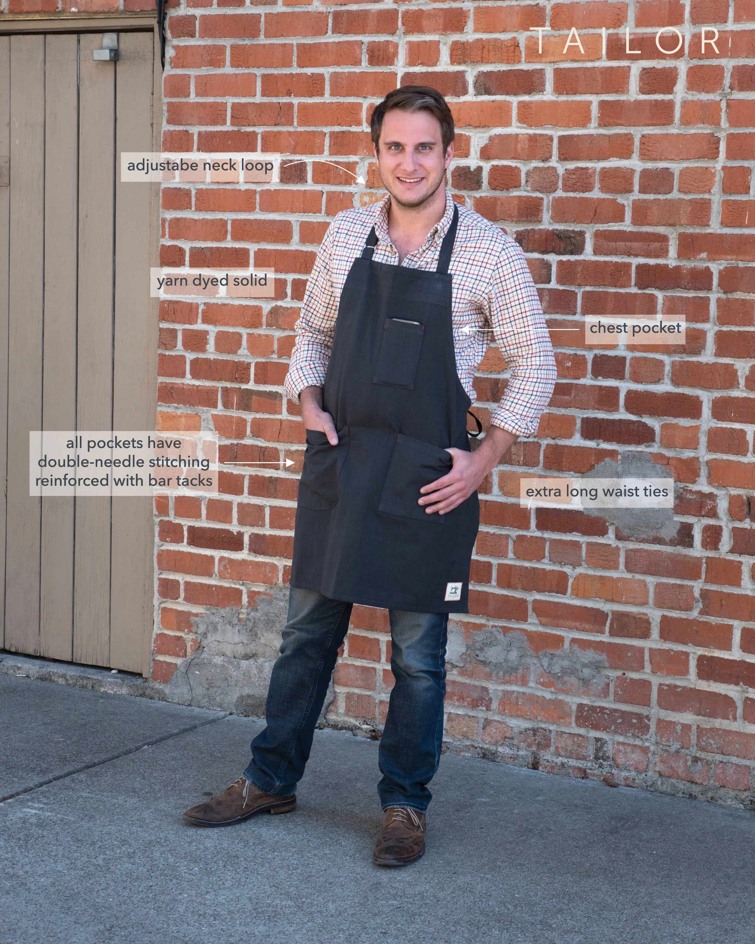 KAF Home Tailor Aprons - Oversized, and Multi-purpose