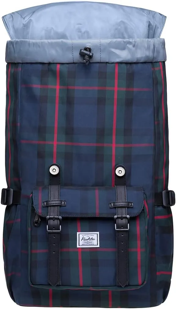 KAUKKO Laptop Travel Backpack, Outdoor Rucksack Fits 15.6 Inch Laptop(15-Black)