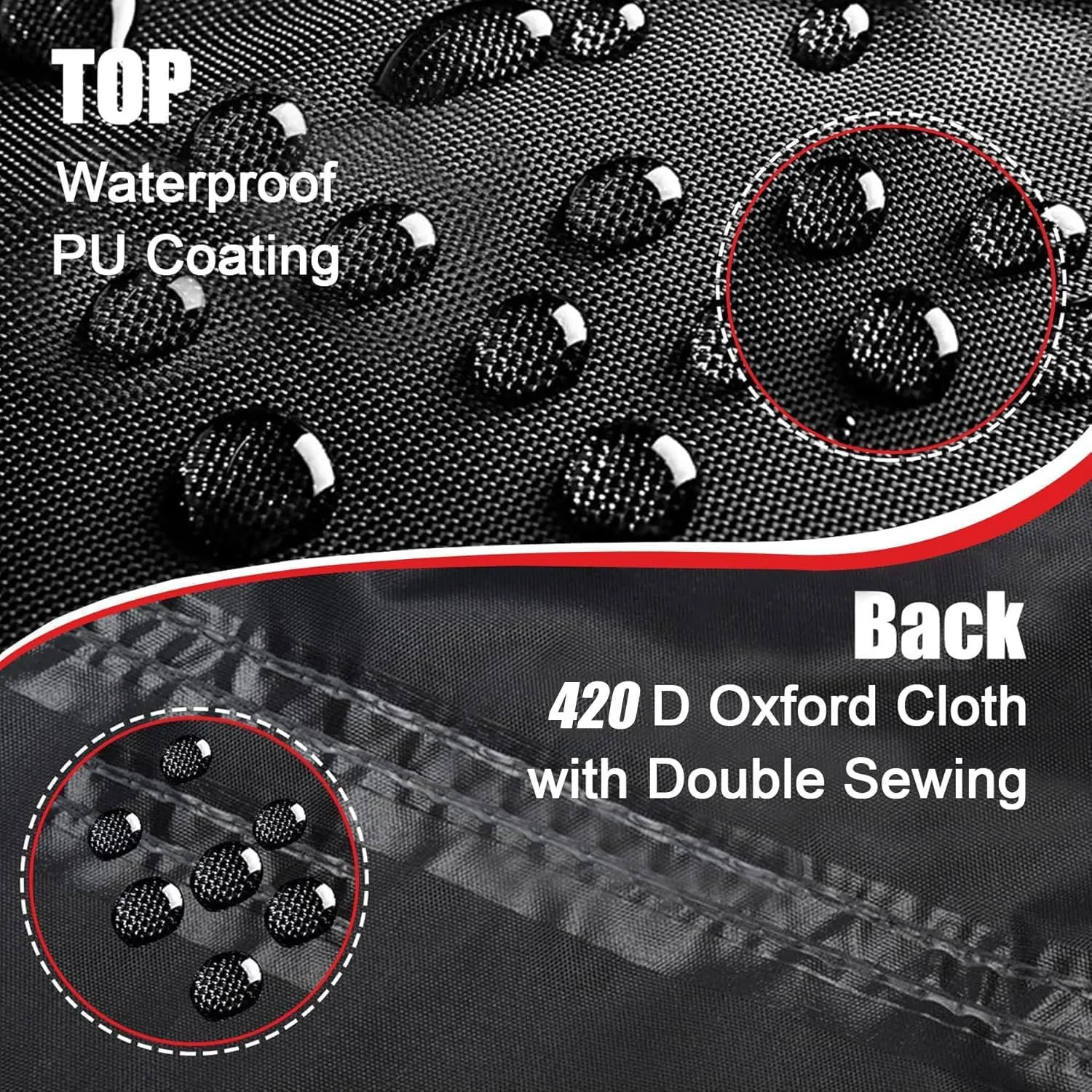 Kayak Cover Kayak Canoe Covers for Outdoor Storage 620D Oxford Waterproof, Fade-Resistant Kayak Accessory for Canoe, Paddle Board, SUP, and Kayak Boat (Fit 12ft - 13ft Kayak)