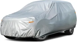Kayme Large SUV Car Cover Waterproof All Weather, Outdoor Full Size SUV Cover Rain Sun UV Protection, Universal Fit Chevrolet Chevy Suburban, GMC Yukon XL, Ford Expedition Max (215-230 inch)
