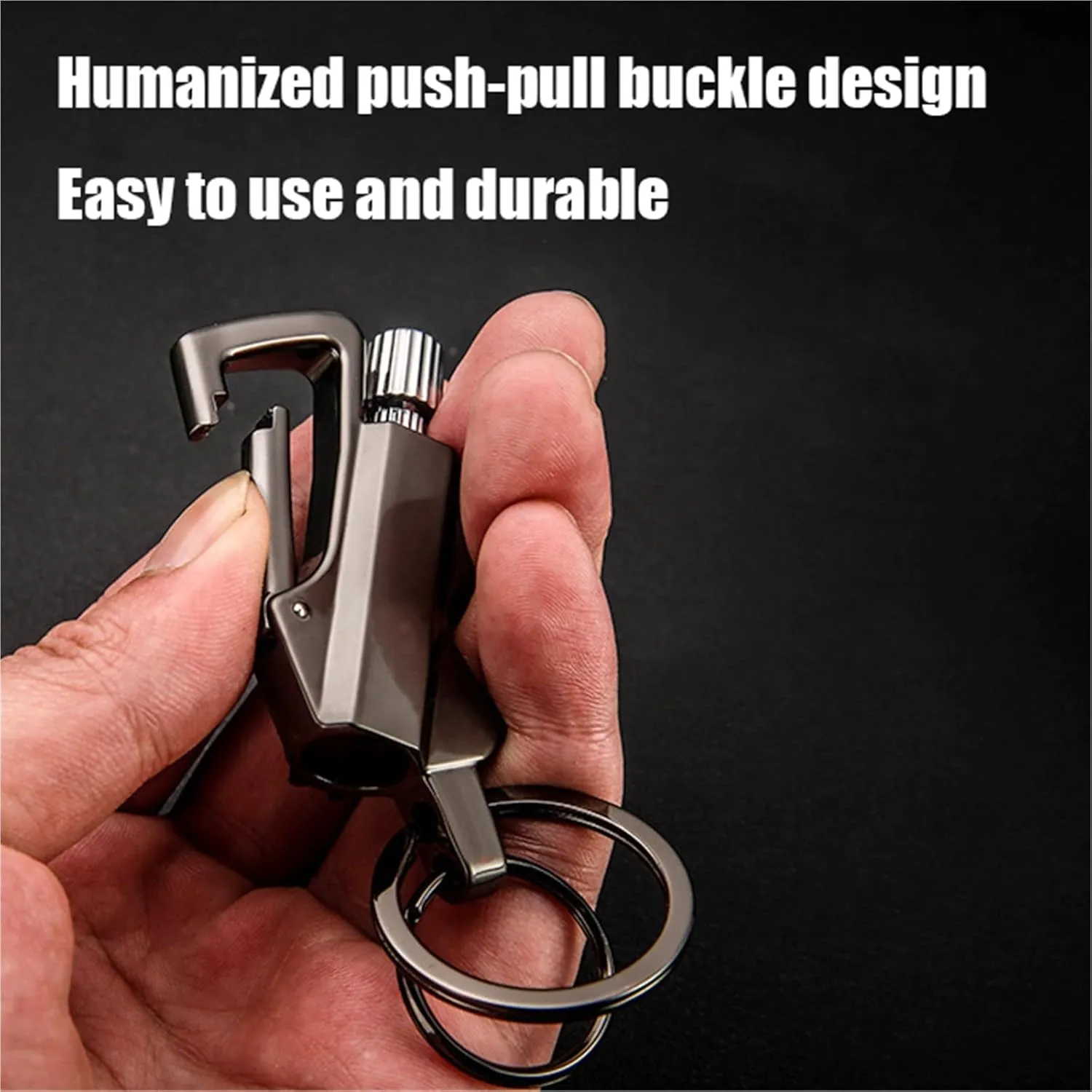 Keychain Lighter, Permanent Match Kerosene Lighter with Bottle Opener, Waterproof Lighter, Suitable for Outdoor Camping Travel Gifts(C)