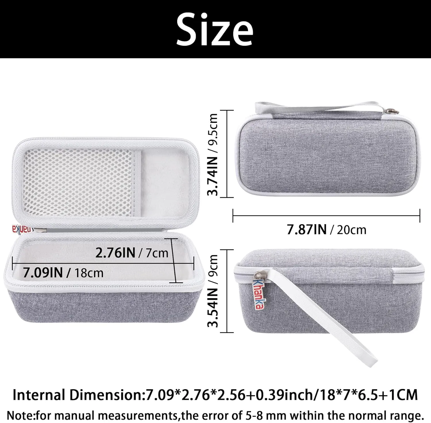 khanka Hard Travel Case Replacement for Sonos Roam 2 / Sonos Roam Portable Smart Bluetooth Speaker