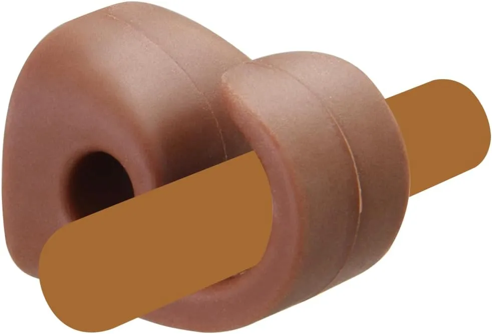 KIBBEH Golf Cart Accessories - Adjustable Silicone Magnetic Holder for 38-60 Ring Gauge, Multi-Purpose Clip for Golfing, Fishing, Grilling & Outdoor Travel, Ideal Gifts for Men (Brown)
