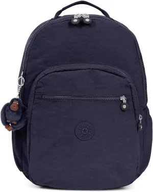 Kipling Seoul Go Extra Large Laptop Backpack True Blue Tonal