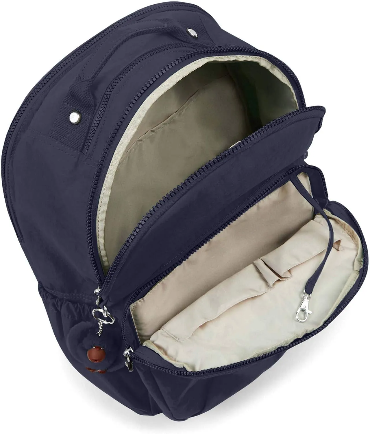 Kipling Seoul Go Extra Large Laptop Backpack True Blue Tonal