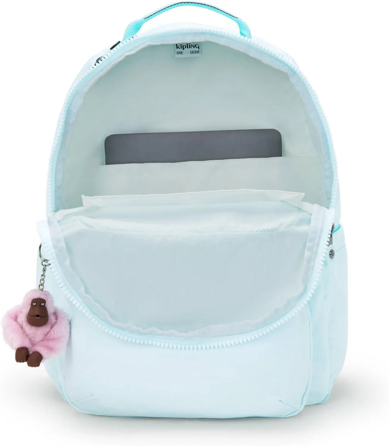 Kipling Women's Seoul 15" Laptop Backpack, Durable, Roomy with Padded Shoulder Straps, Built-In Protective Sleeve
