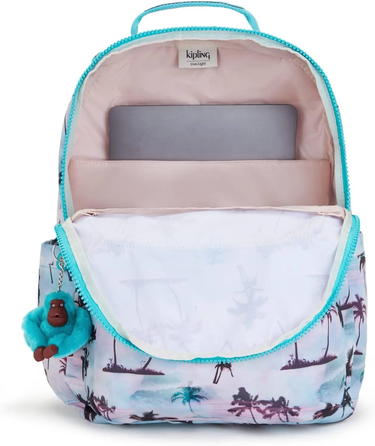 Kipling Women's Seoul 15" Laptop Backpack, Durable, Roomy with Padded Shoulder Straps, Built-In Protective Sleeve
