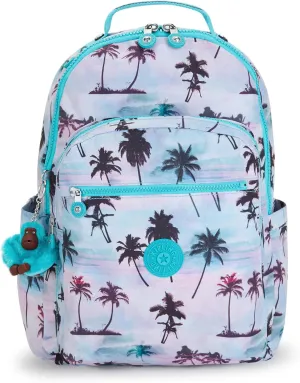 Kipling Women's Seoul 15" Laptop Backpack, Durable, Roomy with Padded Shoulder Straps, Built-In Protective Sleeve