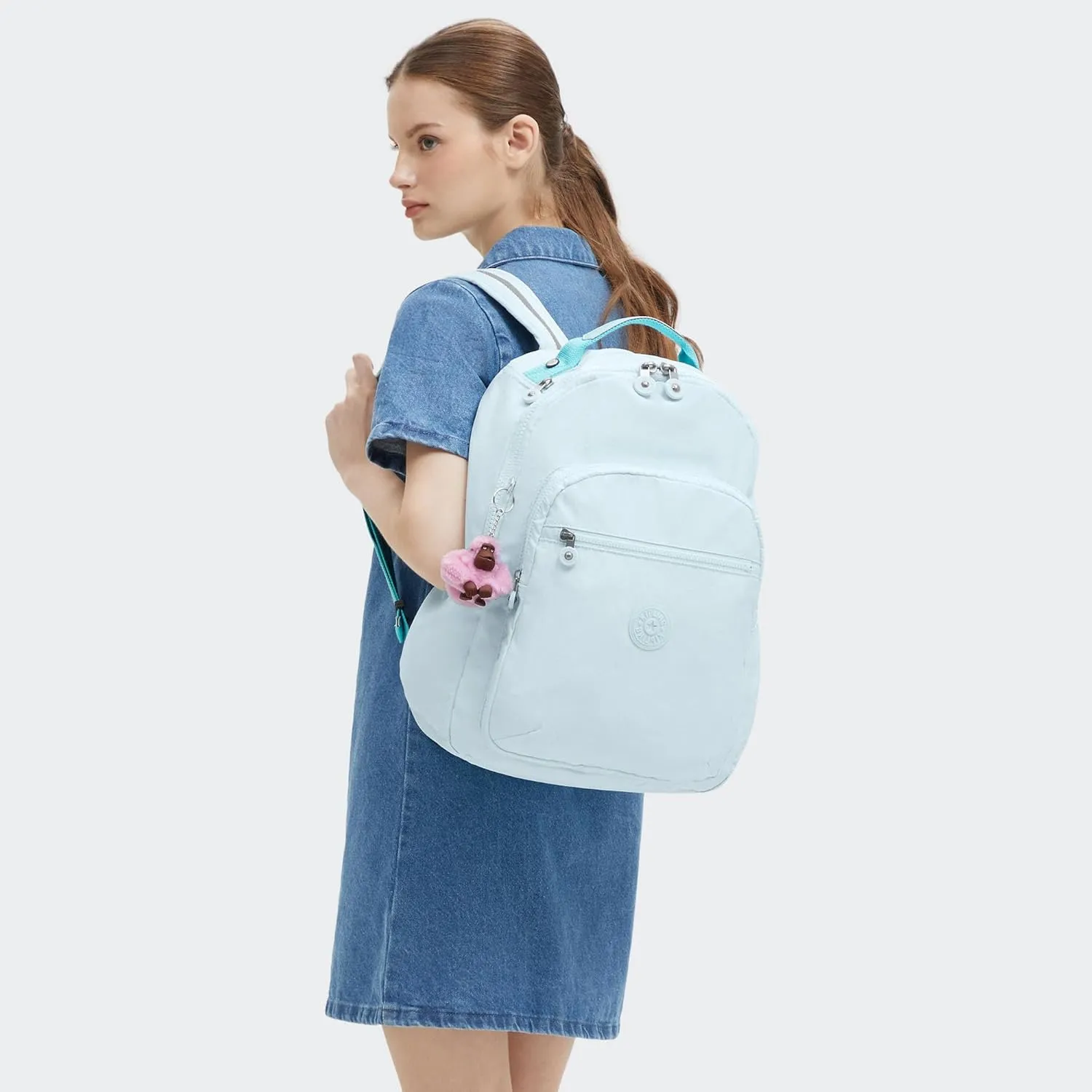 Kipling Women's Seoul 15" Laptop Backpack, Durable, Roomy with Padded Shoulder Straps, Built-In Protective Sleeve