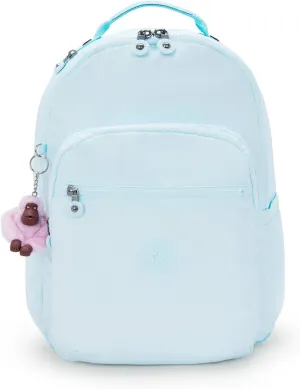 Kipling Women's Seoul 15" Laptop Backpack, Durable, Roomy with Padded Shoulder Straps, Built-In Protective Sleeve