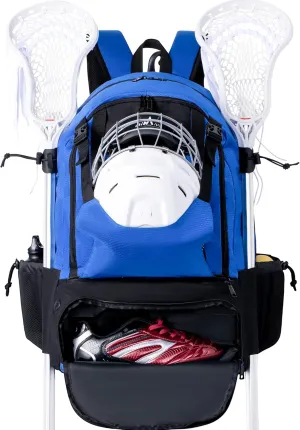 Lacrosse Bag Extra Large Lacrosse Backpack with Tow Stick Holder