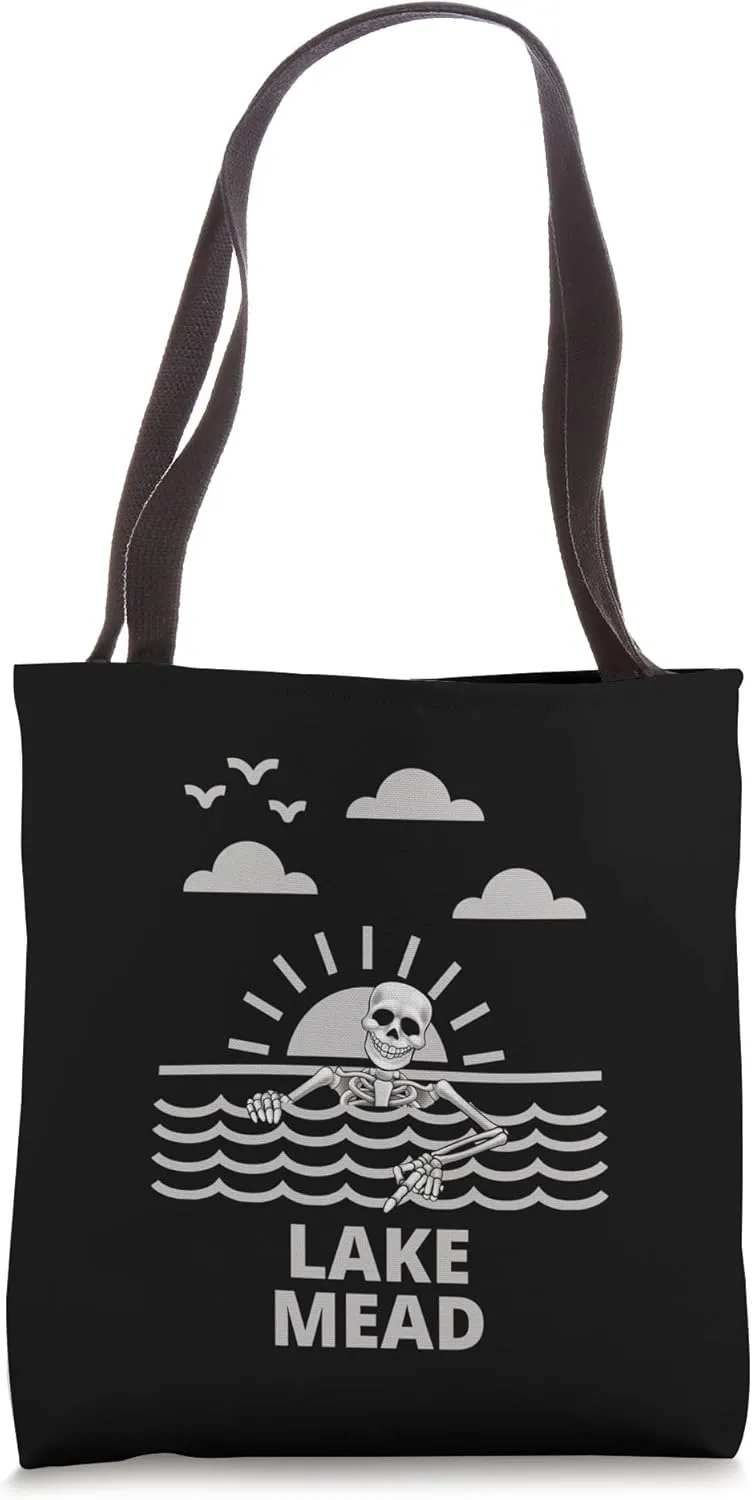 Lake Mead National Park Drought Arizona Nevada Reservoir Tote Bag
