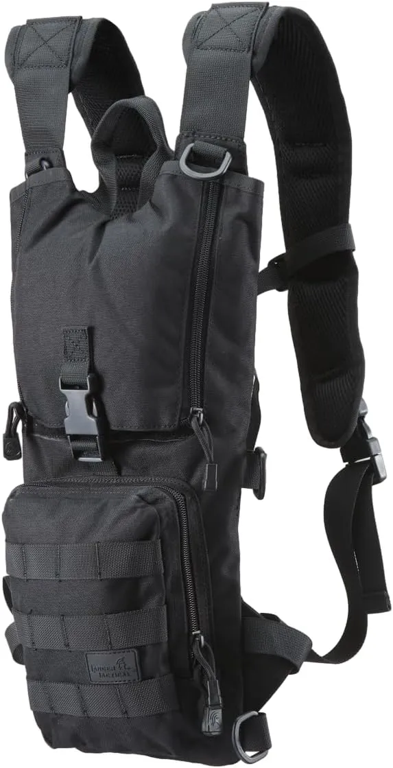 Lancer Tactical Lightweight Nylon Hydration Backpack - Ideal for EDM Music Festivals, Hiking, Running, Cycling, Airsoft, Hunting, and Climbing