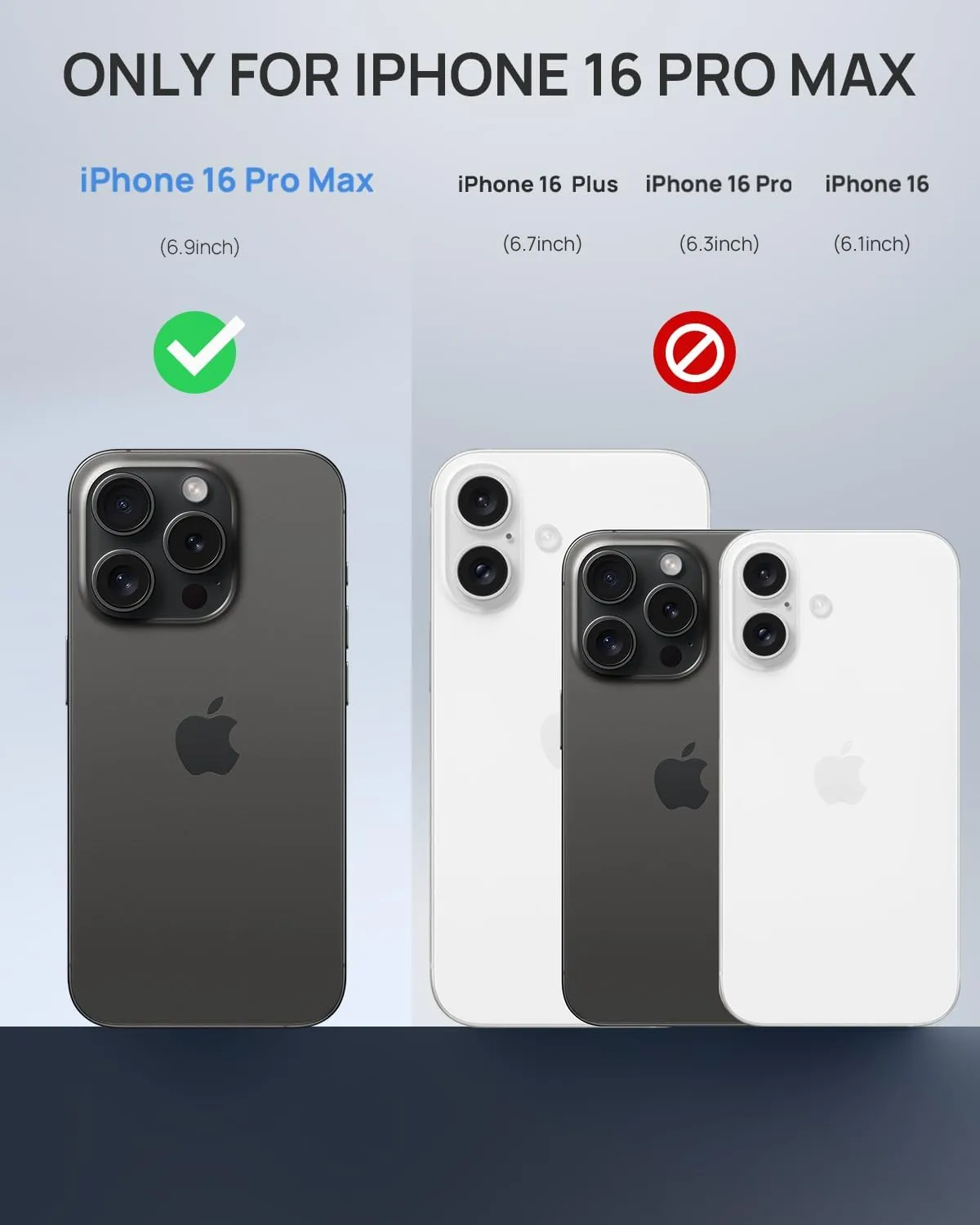 Lanhiem Magnetic for iPhone 16 Pro Max Case, IP68 Waterproof Dustproof Case, [Compatible with Magsafe] [Built-in Screen Protector] Full Body Heavy Duty Rugged Phone Cover 6.9 inch, Natural