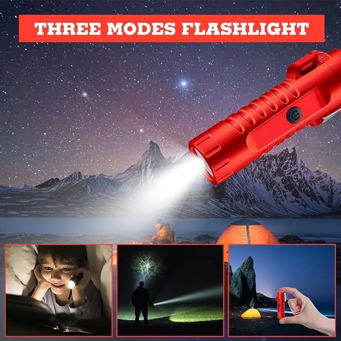 LcFun Waterproof Lighter USB Plasma Lighter Rechargeable Electric Lighter with Flashlight Flameless Lighter Windproof Arc Lighter for Outdoor Camping Hiking