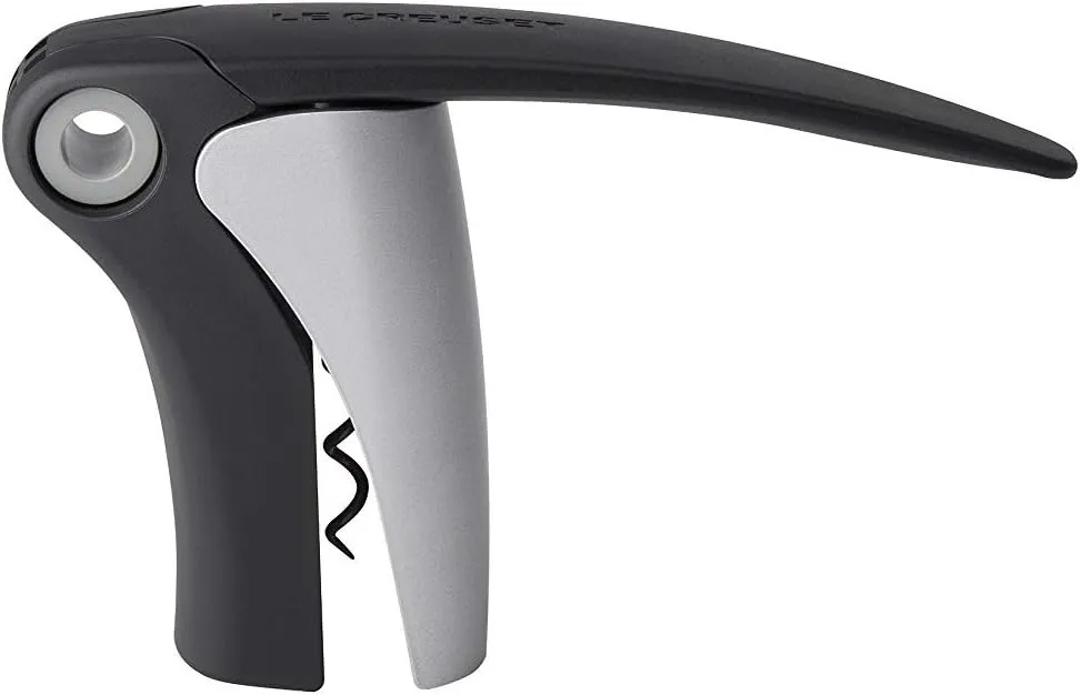 Le Creuset Wine Opener Compact Lever, Satin