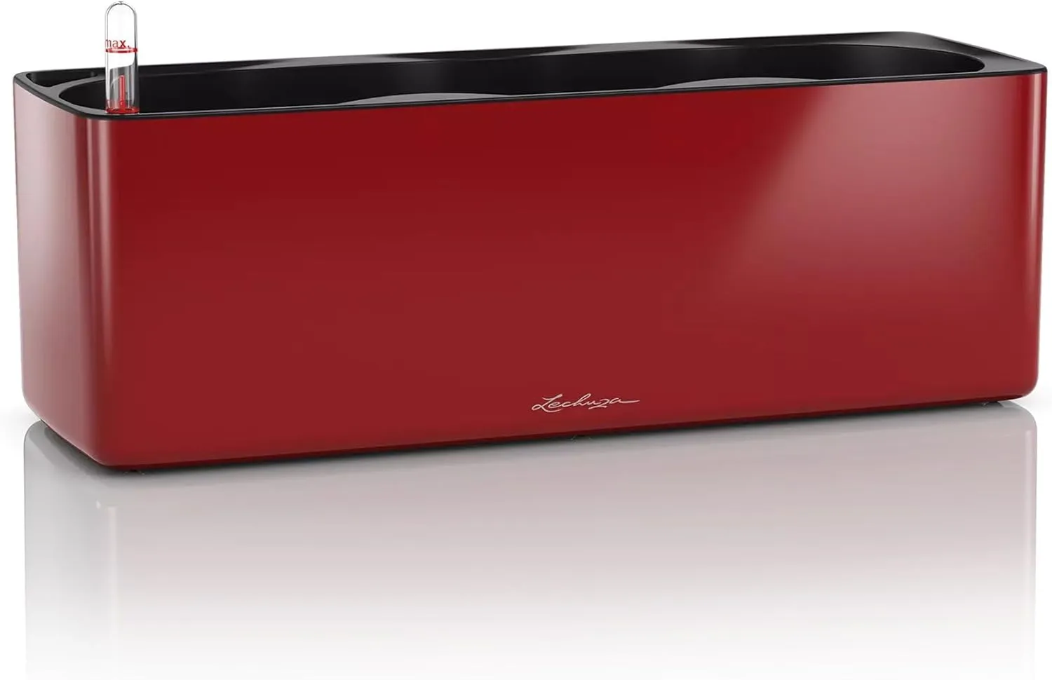 Lechuza 13672 Cube Glossy Triple, Scarlet Red