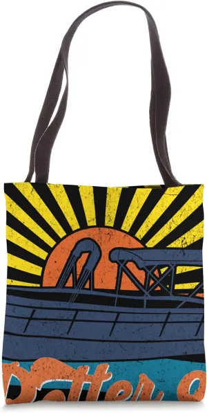 Life Is Better On Lake Fork Reservoir Pontoon Party Barge Sa Tote Bag