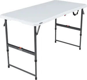 Lifetime Height Adjustable Folding Table, 4 Foot