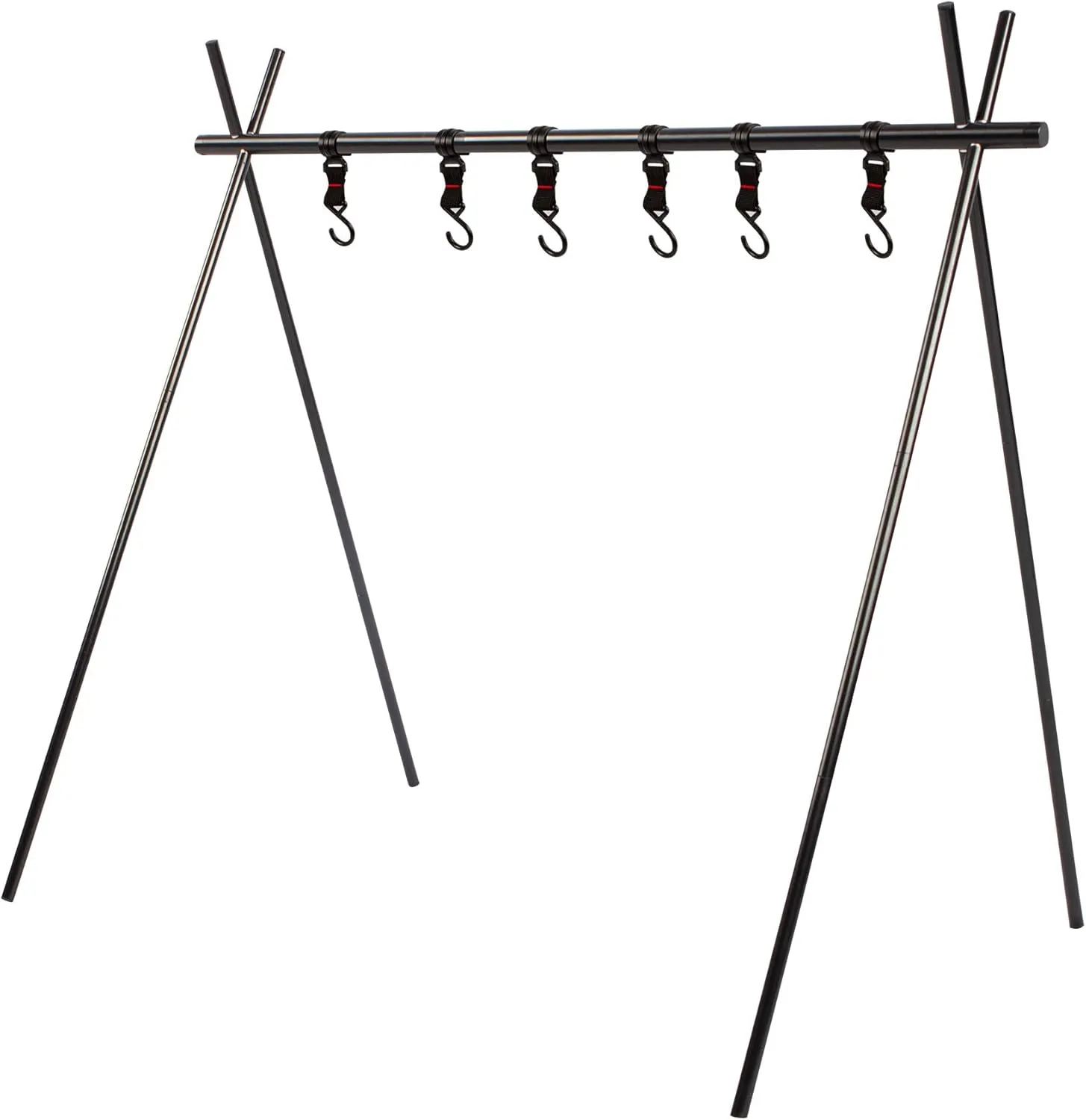 Lightweight Medium Folding Hanging Rack Travel Camping Shelf Triangle Rack Assembly Storage Picnic Rack (Medium)