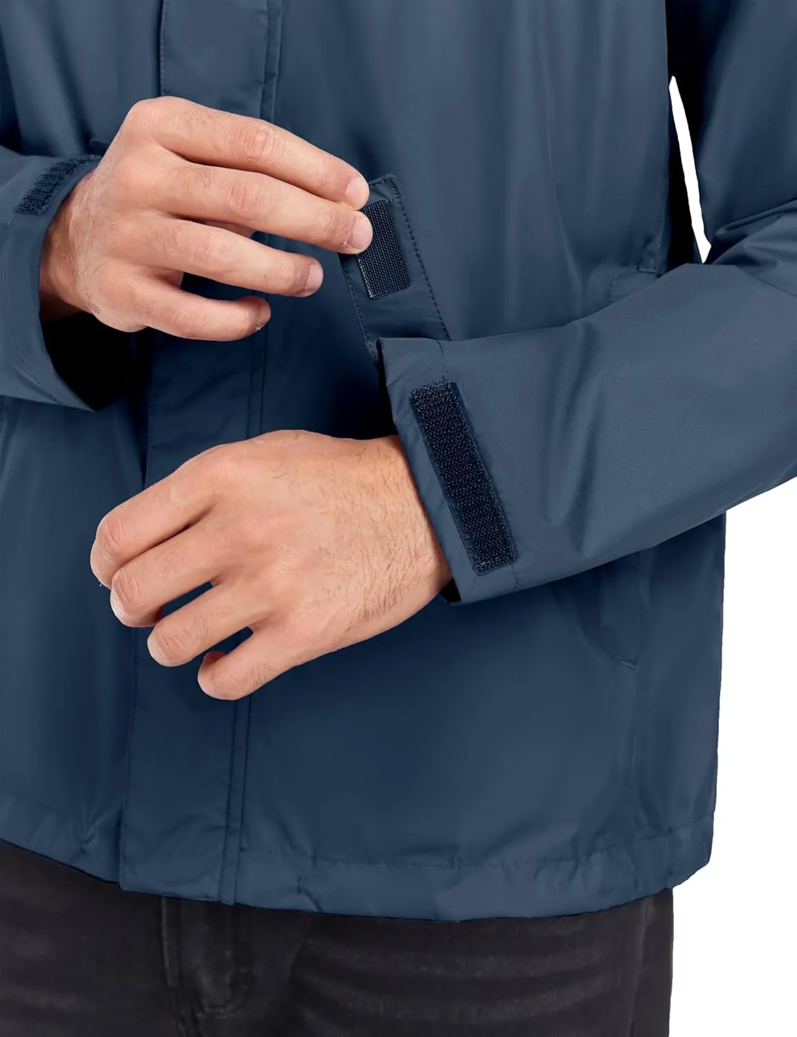 Little Donkey Andy Men's High-performance Waterproof Rain Jacket Ultra Lightweight Rain Shell for Hiking,Golf,Travel