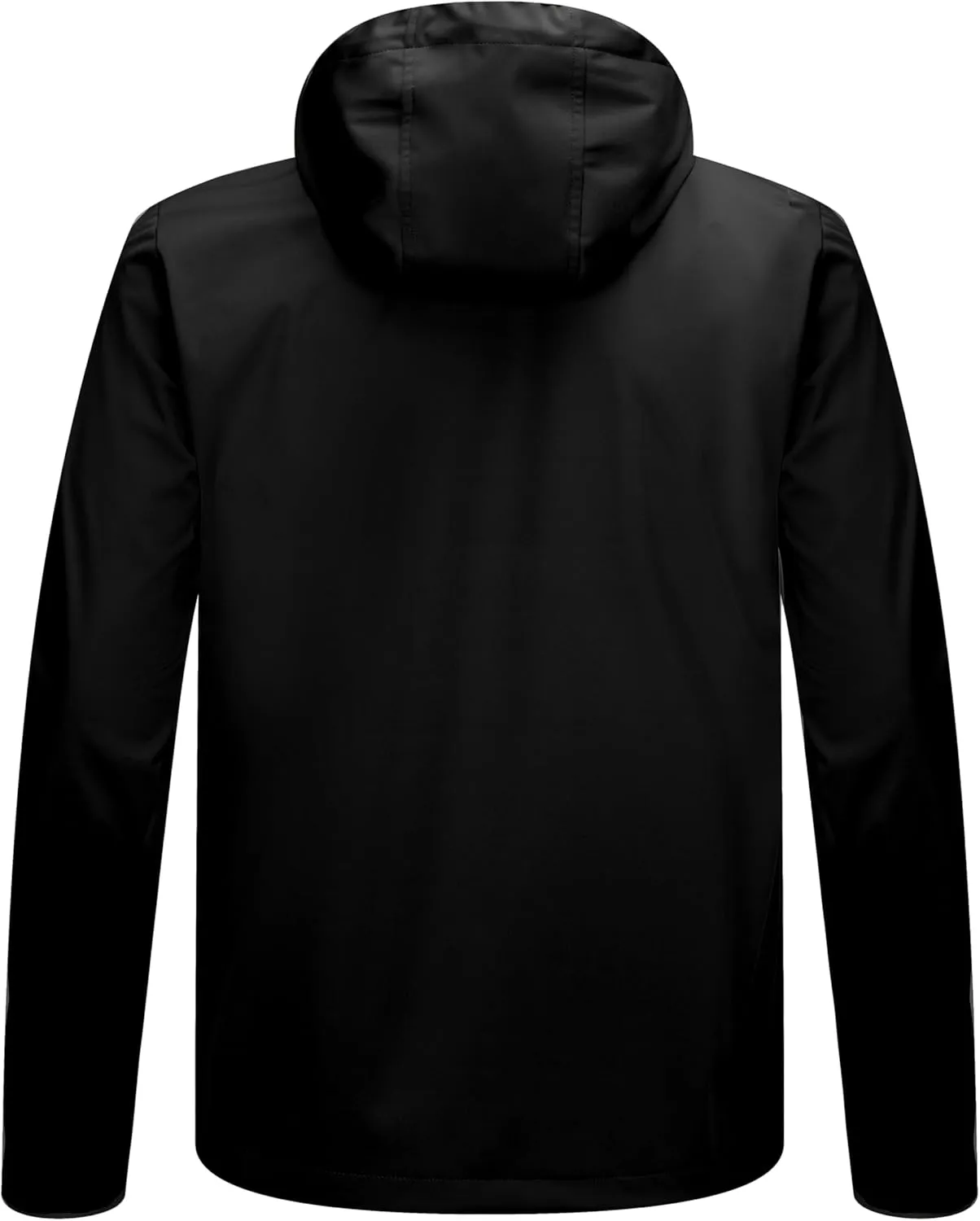 Little Donkey Andy Men's Lightweight Hooded Softshell Jacket for Running Travel Hiking, Windproof Outerwear, Water Repellent