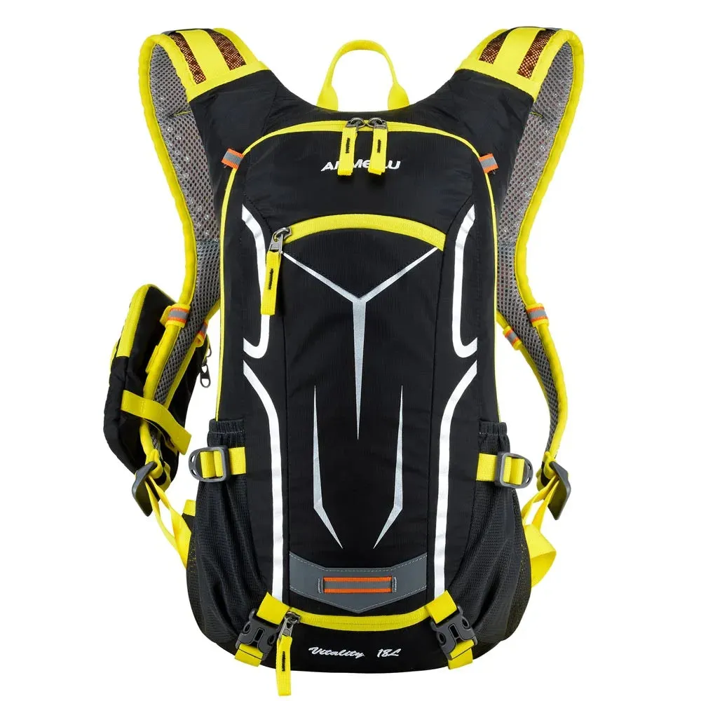 Lixada 18L Waterproof Bicycle Bag MTB Cycling Backpack with Rain Cover Breathable Climb Hiking Camping Bike Hydration Backpack