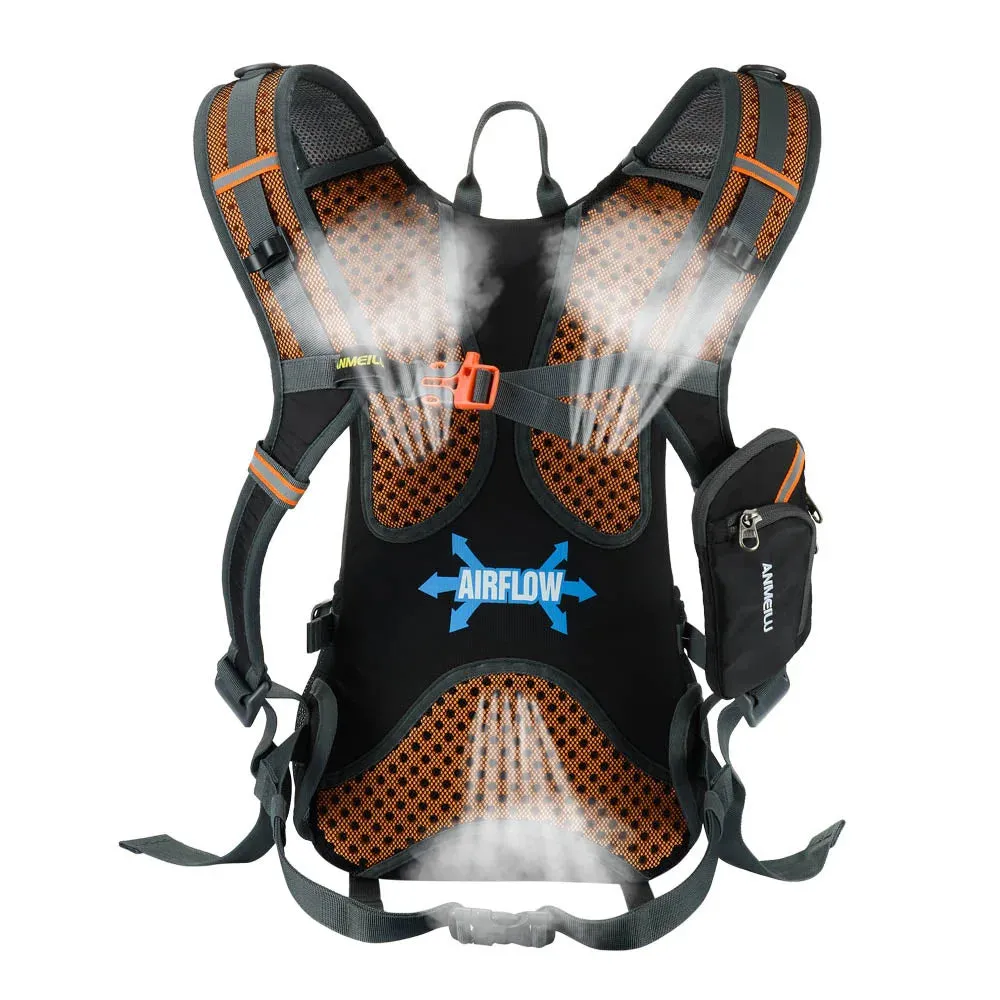 Lixada 18L Waterproof Bicycle Bag MTB Cycling Backpack with Rain Cover Breathable Climb Hiking Camping Bike Hydration Backpack