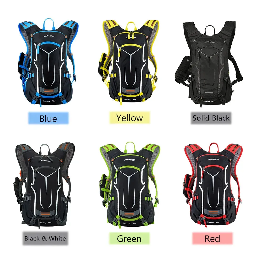 Lixada 18L Waterproof Bicycle Bag MTB Cycling Backpack with Rain Cover Breathable Climb Hiking Camping Bike Hydration Backpack