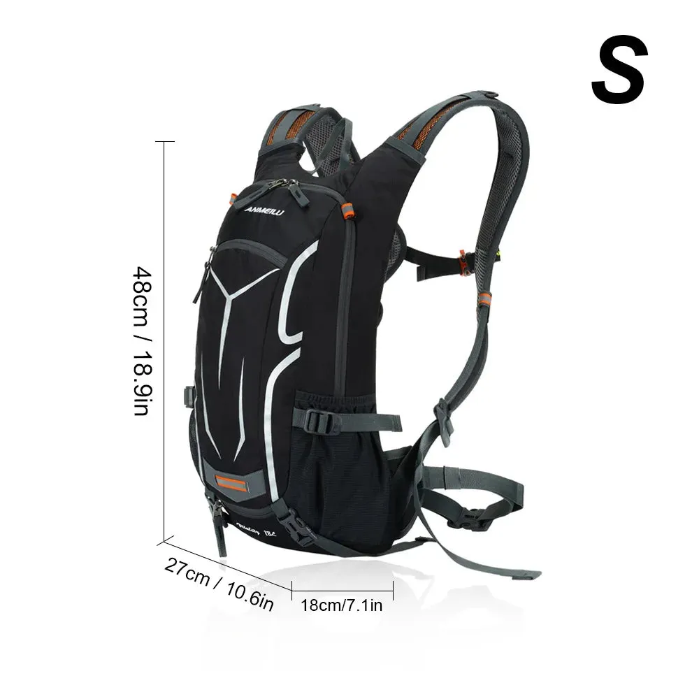 Lixada 18L Waterproof Bicycle Bag MTB Cycling Backpack with Rain Cover Breathable Climb Hiking Camping Bike Hydration Backpack