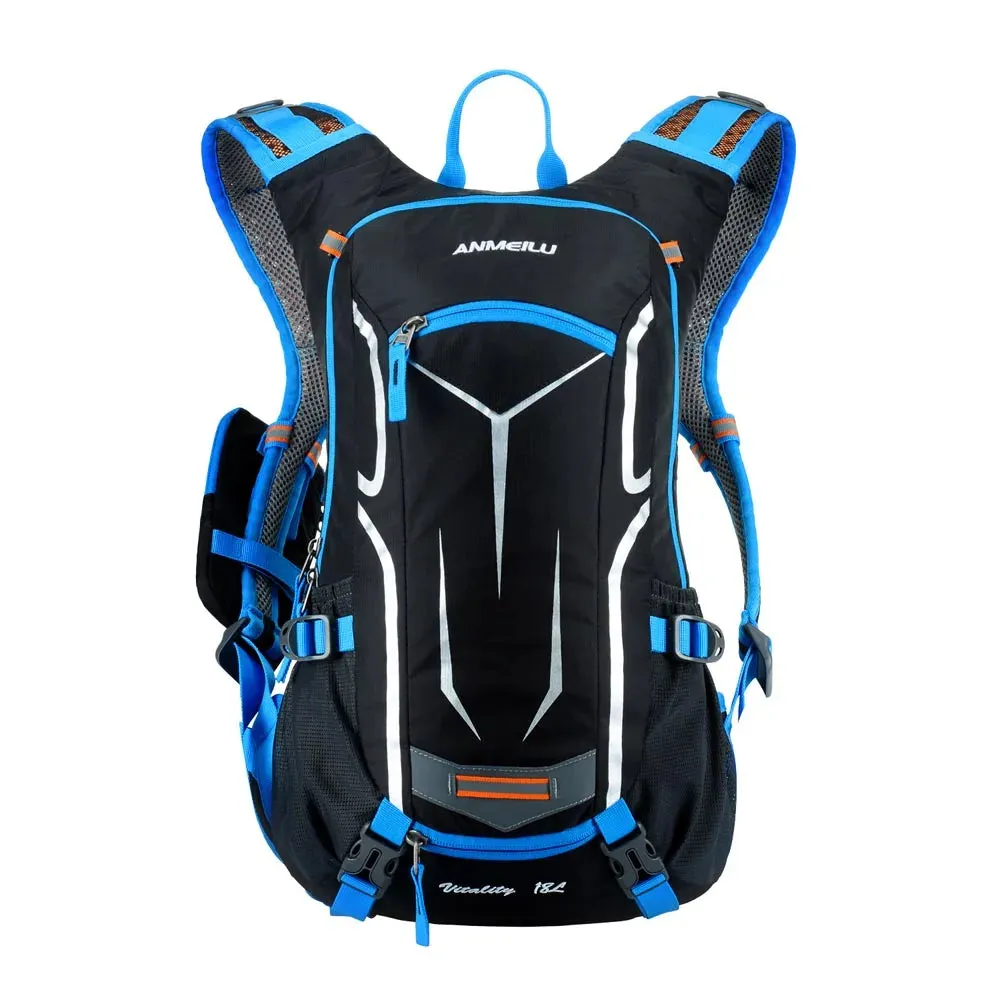 Lixada 18L Waterproof Bicycle Bag MTB Cycling Backpack with Rain Cover Breathable Climb Hiking Camping Bike Hydration Backpack