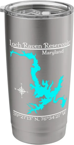 Loch Raven Reservoir - Maryland Stainless Steel Insulated Tumbler