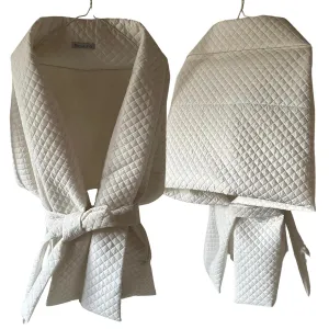 Long Lagre Wide Scarf Puffer 20x80 inch with 2 pocket and Belt. Cape around shoulders wrap. Winter quilted shawl. Warm padded scarf. Down puffy scarves.