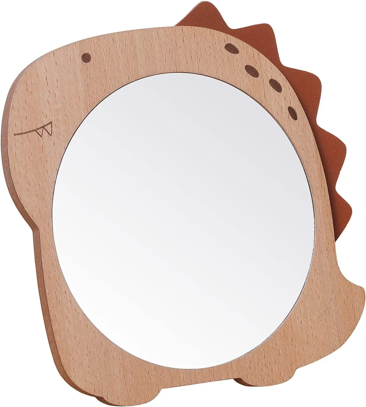 LONGSHENG - SINCE 2001 - Makeup Mirror Table Desk Vanity Mirror Adjustable Dinosaur Design Shaving Cosmetic Mirror Children Mirror Table Decor