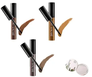 Lushadows Brow Tattoo Tint Gel Peel Off, Lushadows Brow Tattoo Gel Tint, Easy Peel Off Eyebrow Gel Semi Permanent (3 PCS-Mixs)