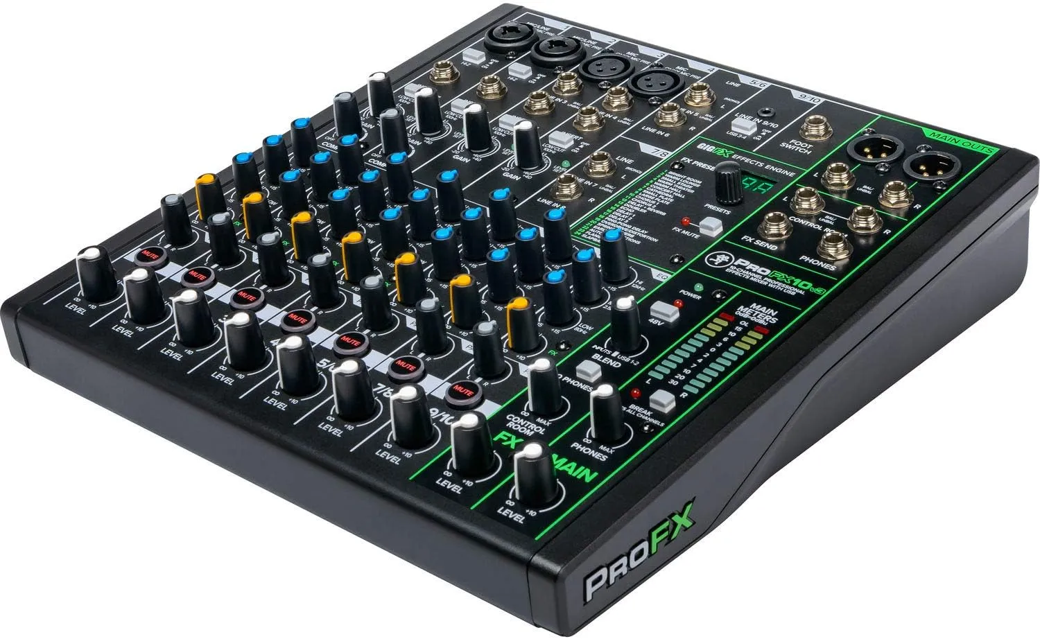 Mackie ProFX10v3 10-channel Mixer with USB and Effects
