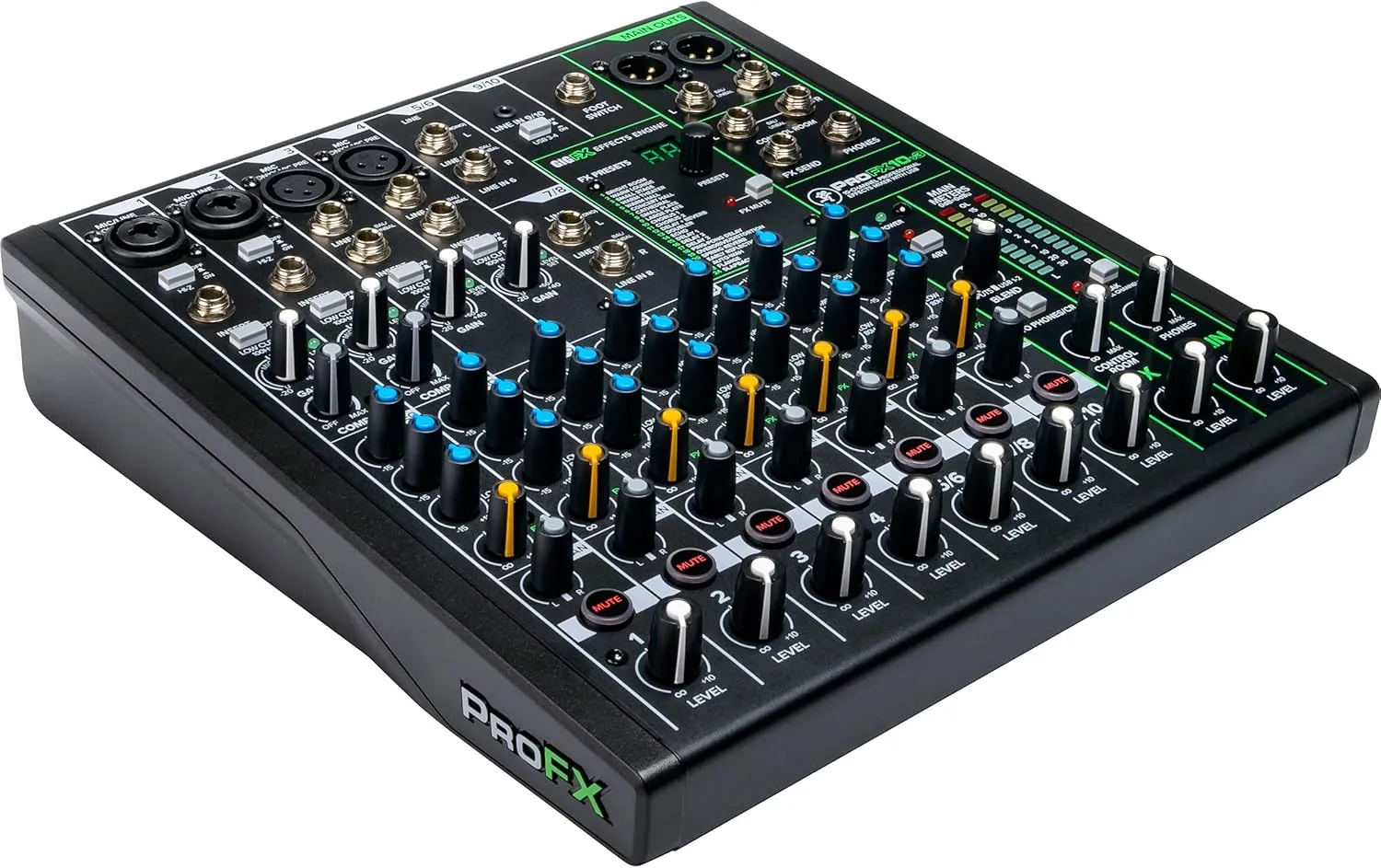 Mackie ProFX10v3 10-channel Mixer with USB and Effects