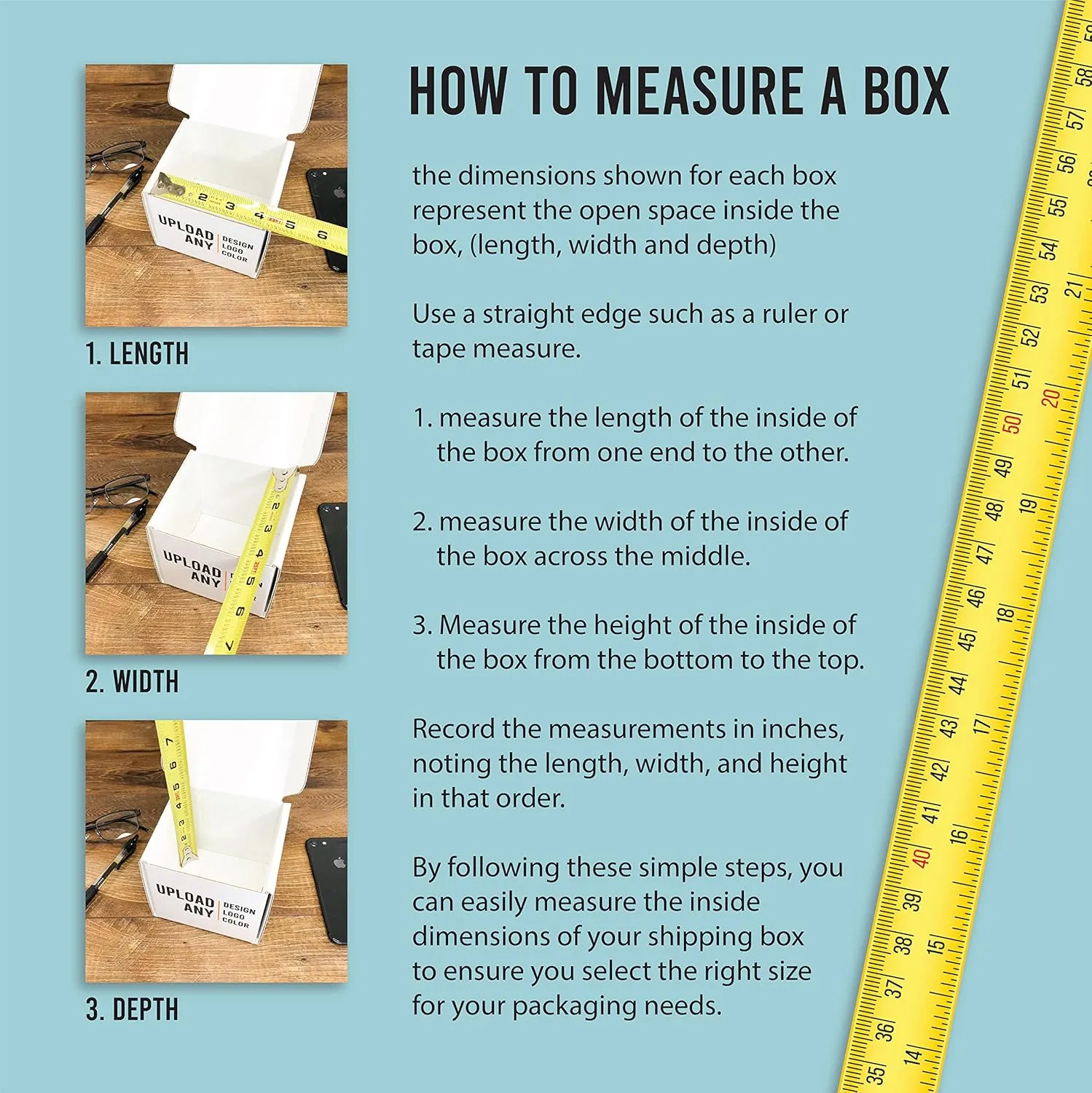 Make Your Own 6 x 4 x 2" Custom Boxes, Printed on the Outside (Mailers & Shipping Boxes). Great for Subscriptions, Gift Boxes, Product Packaging, etc. Made with Corrugated Cardboard
