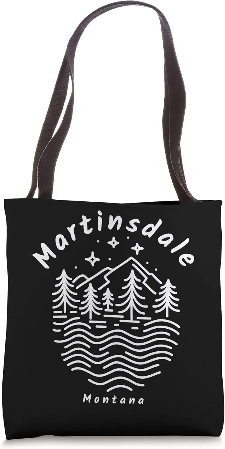 Martinsdale Reservoir Montana Tote Bag