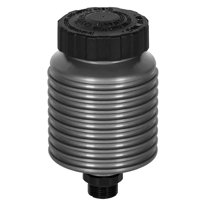 Master Cylinder Reservoir - Direct Mount - Lightweight - 4.0 oz - Aluminum - Gray Anodized - Compact Remote Master Cylinder - Each