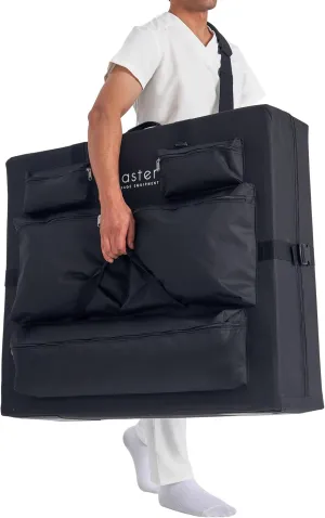 Master Massage Universal Massage Table Carry Case, 5 Pockets Carrying Bag for Massage Table, 25"-32", Black
