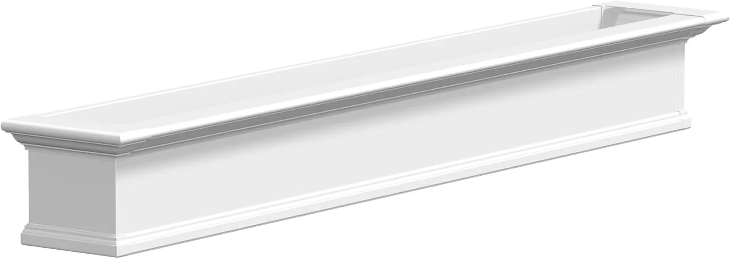 Mayne 4826-W Yorkshire Window Box, 6-Foot, White